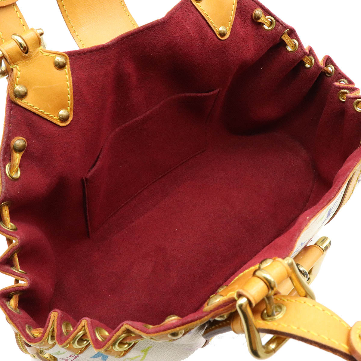 Louis Vuitton White Multicolor Theda PM Handbag