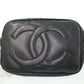 Chanel Drawstring Type Chain Shoulder Bag Navy