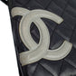 Chanel Cambon Line Pochette Shoulder Bag Black Yellow