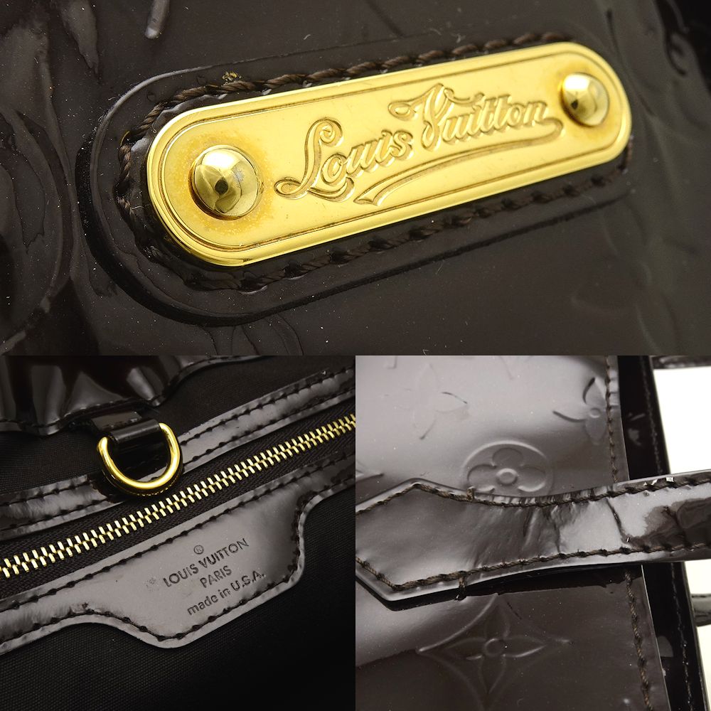 Louis Vuitton Vernis Wilshire PM Amaranto Tote Bag Handbag