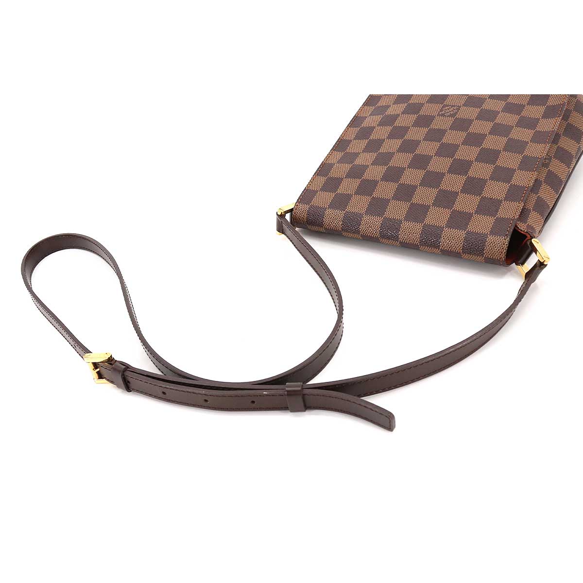 Louis Vuitton Damier M tte Salsa Long Shoulder Bag Ebene Gold Hardware