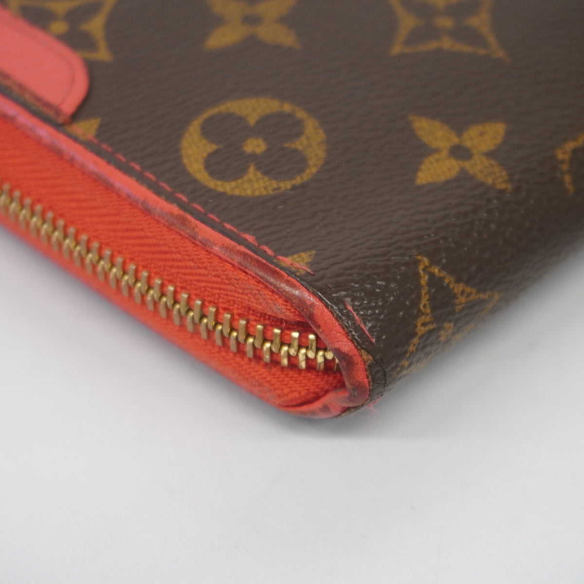 Louis Vuitton Long Wallet Monogram Zippy Wallet Retiro Red