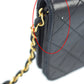 Chanel Matelasse Mini Chain Shoulder Bag Black