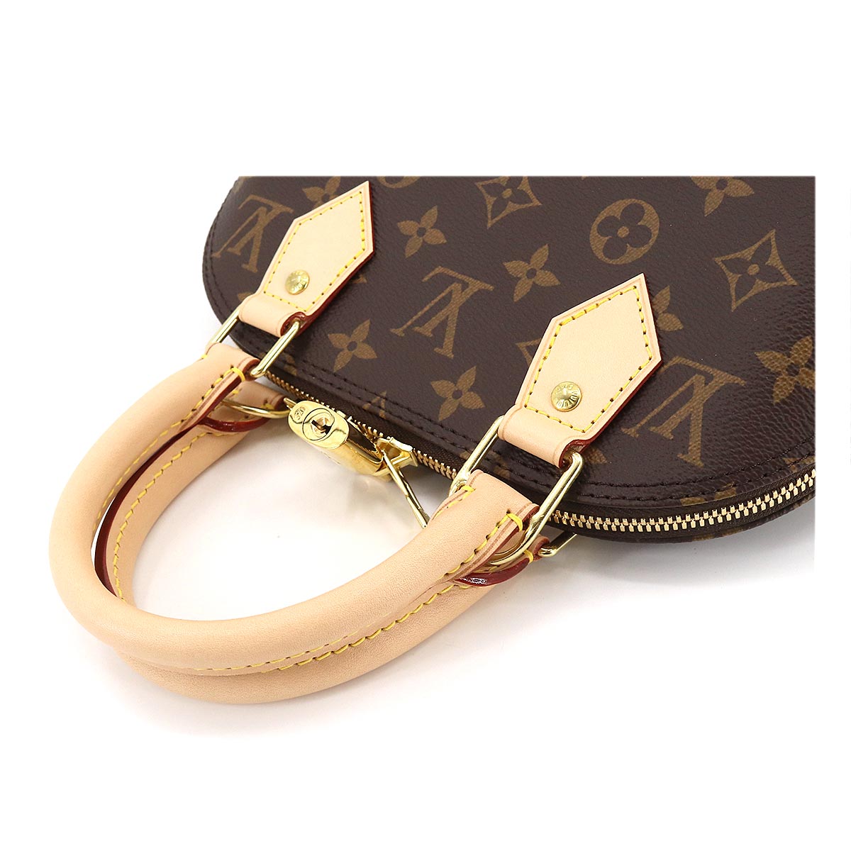 Louis Vuitton Monogram Alma BB 2 Way Hand Shoulder Bag Brown