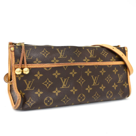 Louis Vuitton Popincourt Monogram Canvas Leather Shoulder Bag