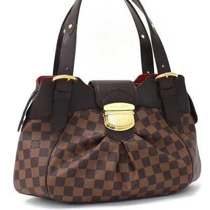 Louis Vuitton Sistina PM Damier Ebene Canvas Leather Handbag