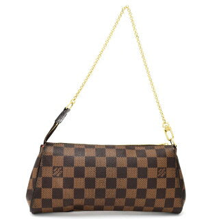 Louis Vuitton Chain  Eva Damier Ebene Handbag