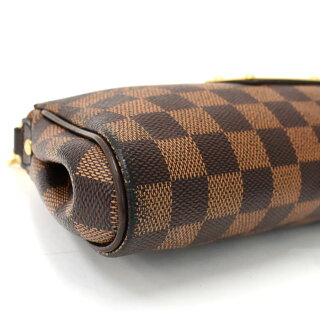 Louis Vuitton Chain  Eva Damier Ebene Handbag