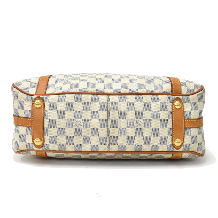 Louis Vuitton Strzer PM Damier Azur Canvas Shoulder Bag  White