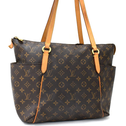 Louis Vuitton Totally MM  Monogram Canvas  Leather Shoulder Bag