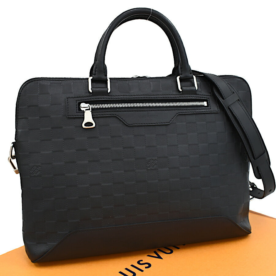 Louis Vuitton Avenue Briefcase Damier Infini Leather Shoulder Bag