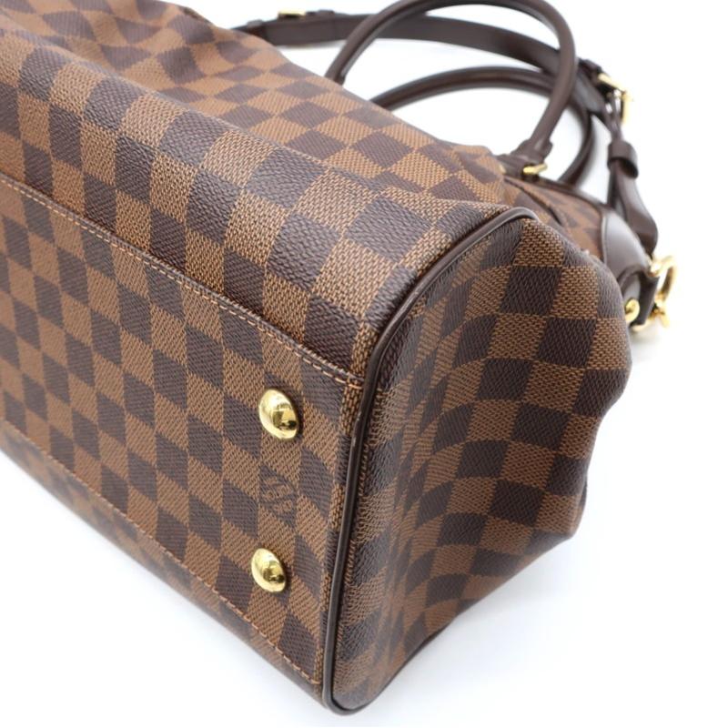Louis Vuitton Trevi GM Damier Ebene Shoulder Bag Leather