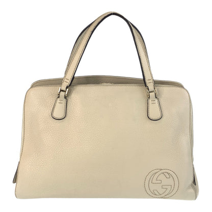Gucci Leather Interlocking Handbag 501222