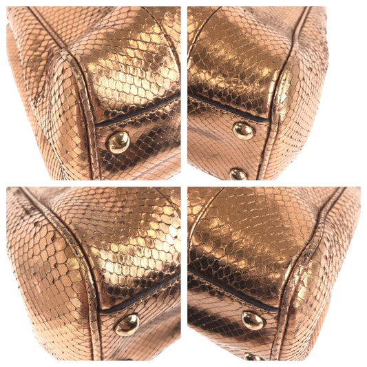 Gucci Python Bamboo Shopper 2way Bag 336032