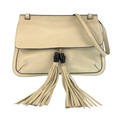 Gucci Leather Bamboo Daily Flap 2way Shoulder Bag 370826
