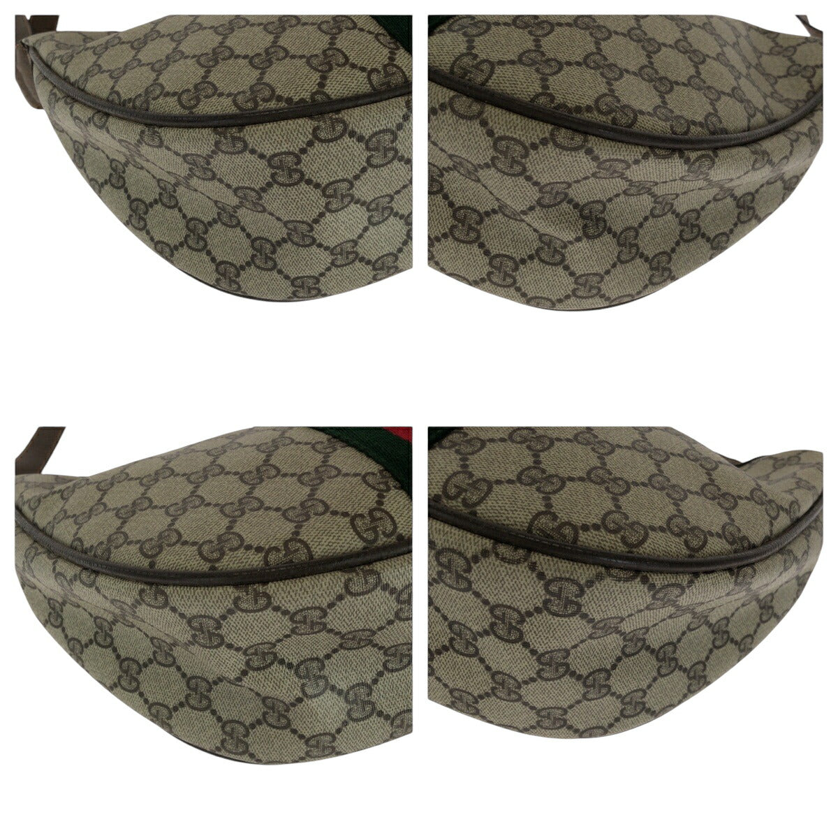Gucci GG Supreme Canvas Sherry Line Old Gucci Shoulder Bag 10 02 008