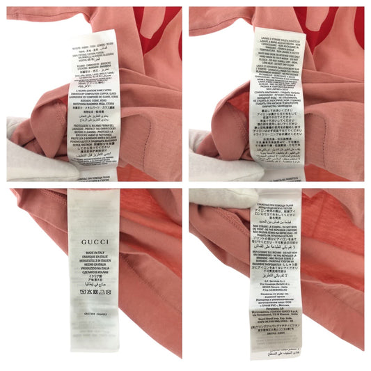 Gucci Embroidery Line Stone Cotton T-shirt