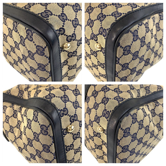 Gucci GG Canvas/Leather Sherry Line 2way Bag 247205