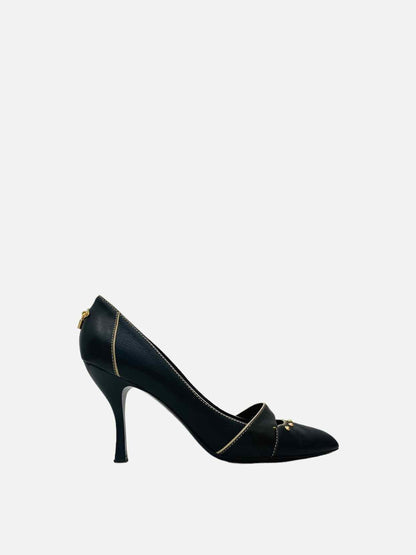 LOUIS VUITTON Spiked Black Size EU 41 Pumps