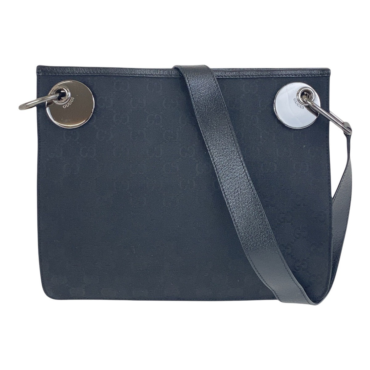 Gucci GG Canvas/Leather Shoulder Bag 120841