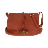 Gucci Leather Bamboo 2way Shoulder Bag 338985