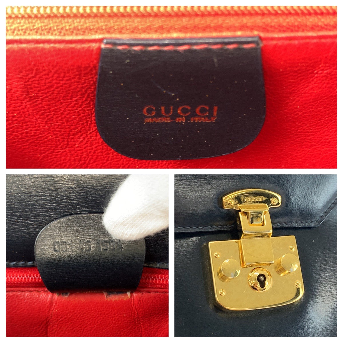 Gucci Lady Lock Leather Shoulder Bag