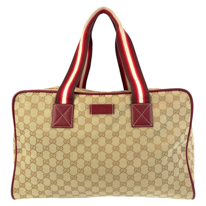 Gucci Sherry Line GG Canvas Boston Bag
