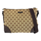 Gucci GG Canvas Leather Shoulder Bag