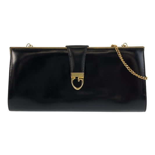 Gucci Old Gucci Leather Chain Shoulder Bag
