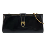 Gucci Old Gucci Leather Chain Shoulder Bag