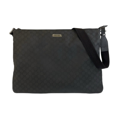 Gucci GG Pattern Nylon/Leather Shoulder Bag