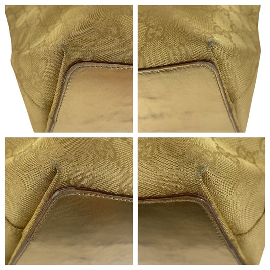 Gucci GG Canvas Leather Shoulder Bag
