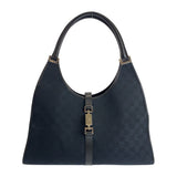 Gucci Jackie GG Canvas Leather Shoulder Bag