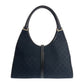 Gucci Jackie GG Canvas Leather Shoulder Bag