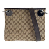 Gucci GG Canvas Leather Shoulder Bag