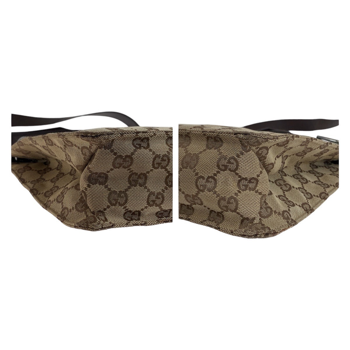 Gucci GG Canvas Leather Shoulder Bag