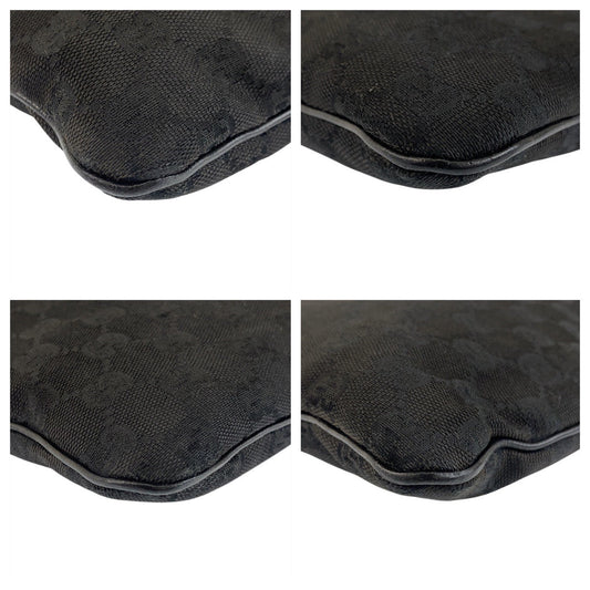 Gucci GG Canvas Leather Shoulder Bag