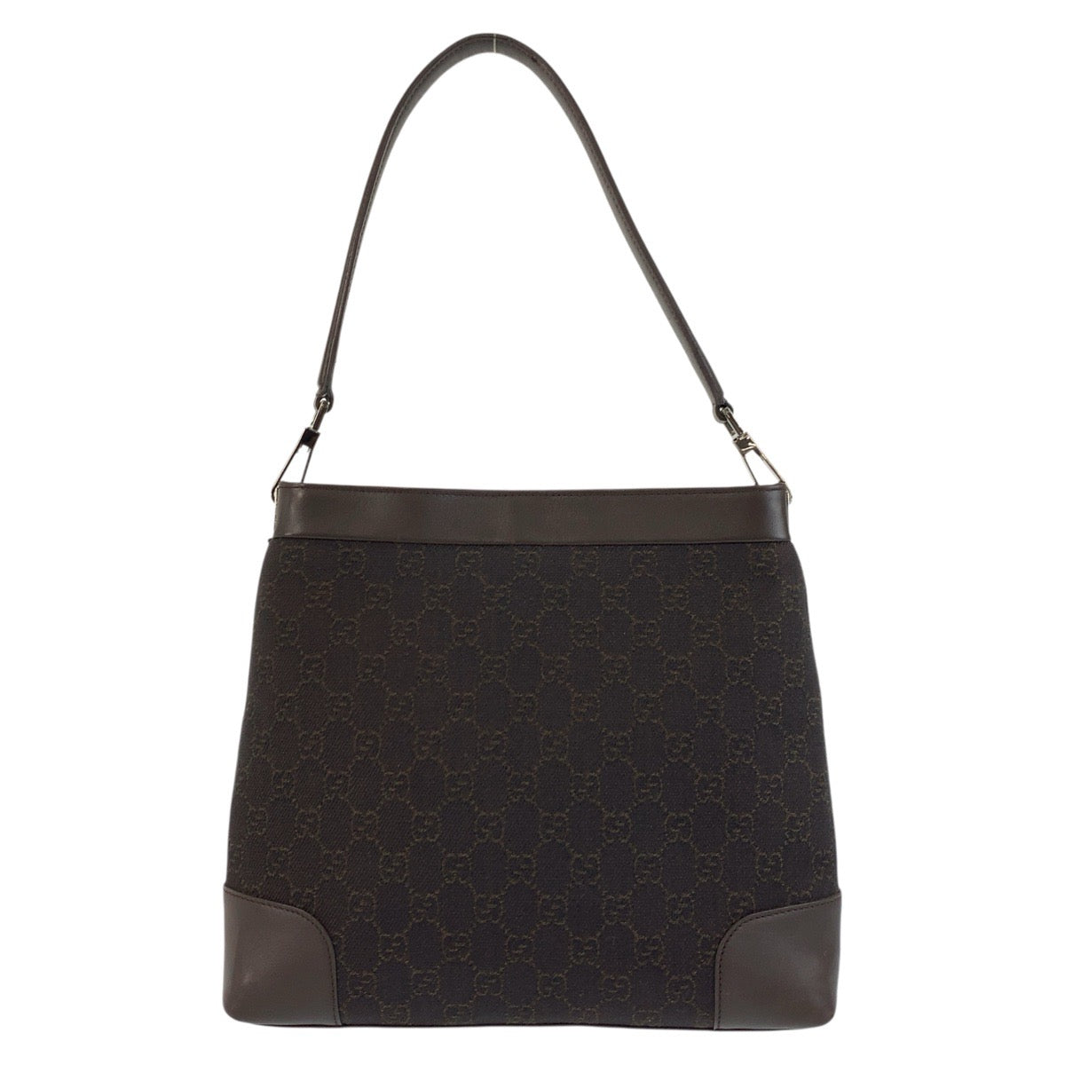 Gucci GG Canvas Leather Shoulder Bag