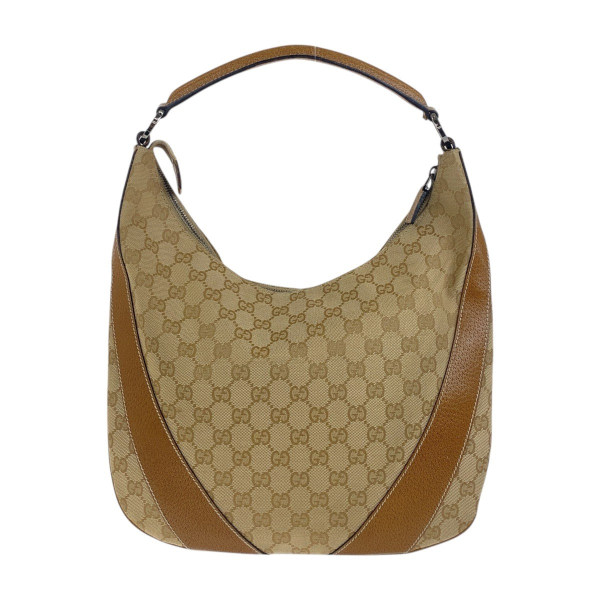 Gucci GG Canvas Leather Shoulder Bag