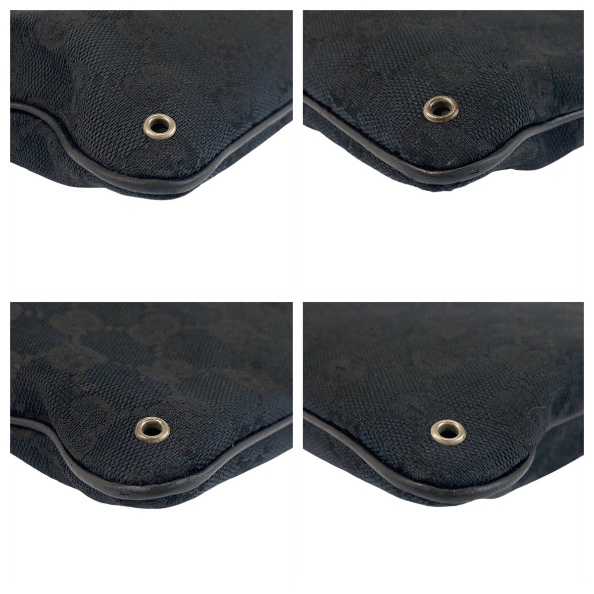 Gucci GG Canvas Leather Shoulder Bag