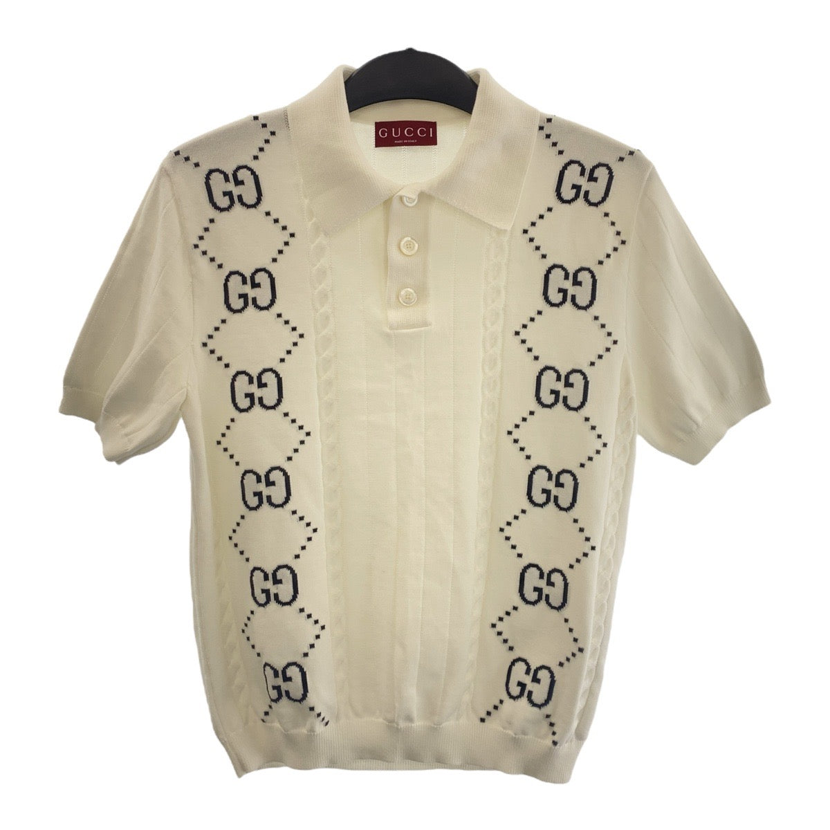 Gucci GG Intarsia Cotton Polo Shirt