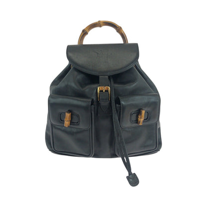 Gucci Bamboo Leather Backpack