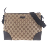 Gucci GG Canvas Leather Shoulder Bag