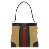 Gucci Sherry Line Canvas/Leather Shoulder Bag