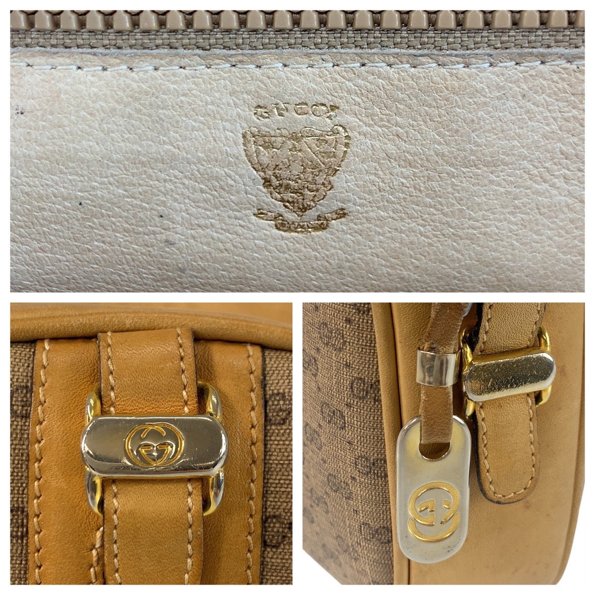 Gucci Micro GG PVC Leather Shoulder Bag