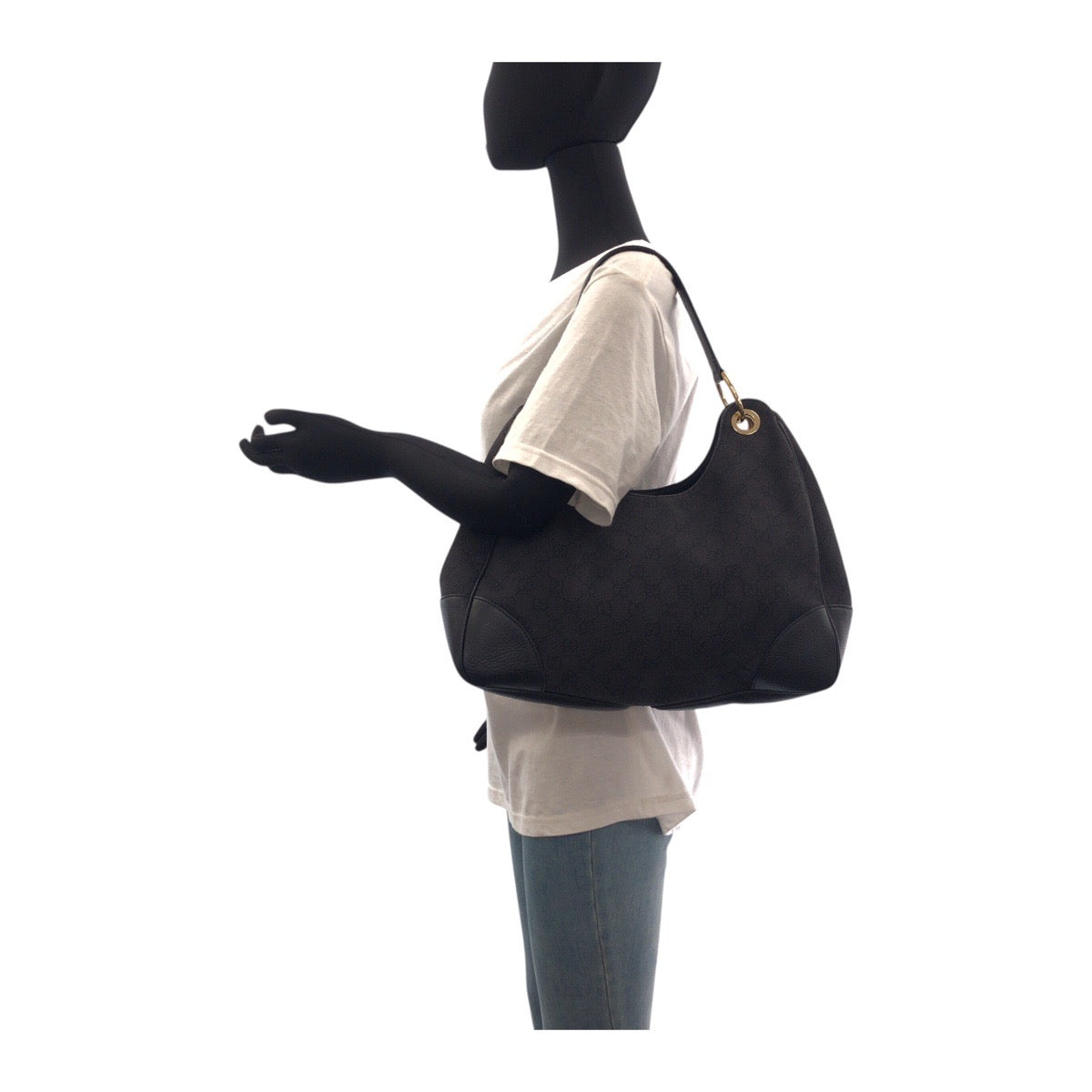 Gucci GG Canvas Leather 2way Shoulder Bag