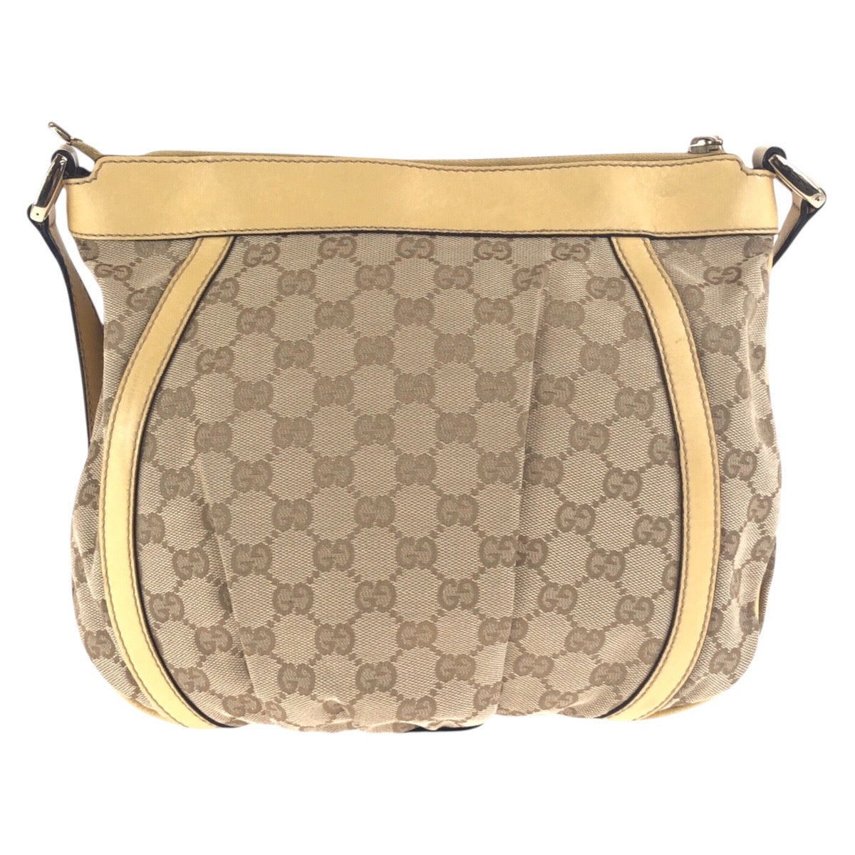 Gucci GG Canvas Leather Shoulder Bag