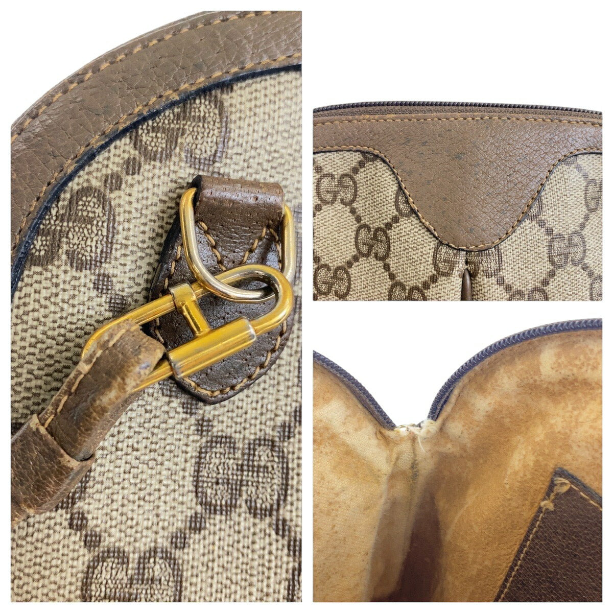 Gucci Old Gucci GG Supreme Canvas Shoulder Bag