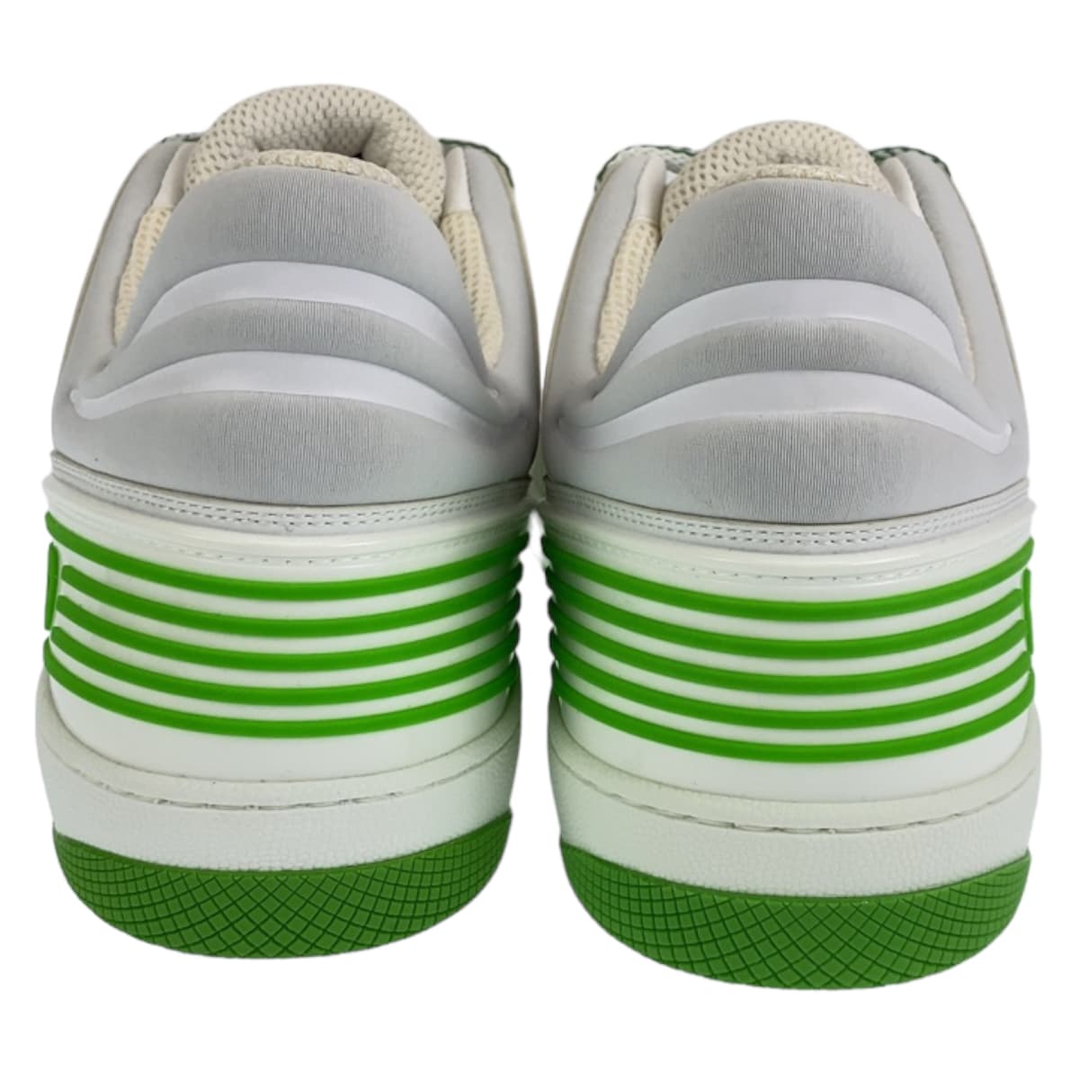 Gucci GG Canvas Leather Basket Low Cut Sneakers