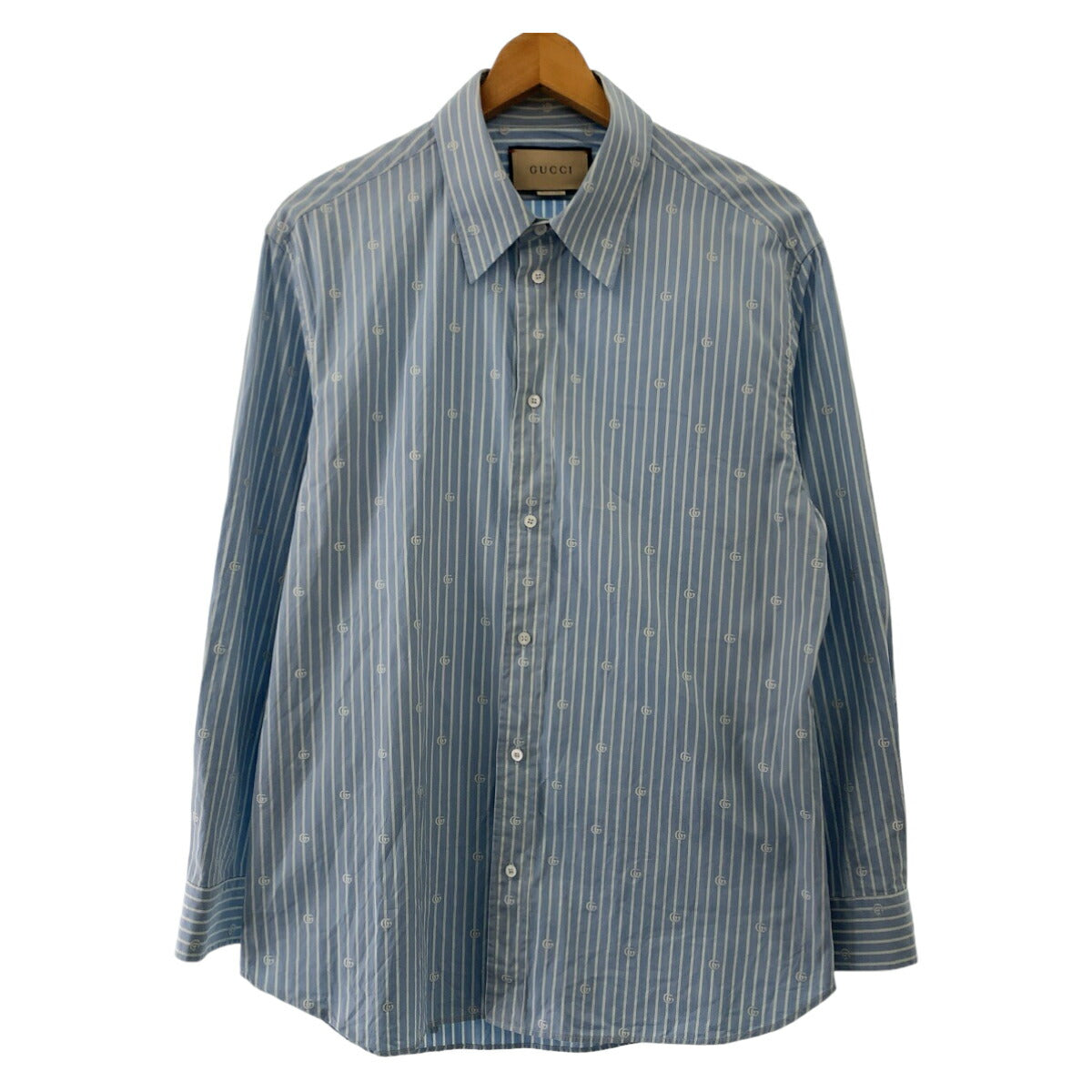 Gucci GG Stripe Cotton Dress Shirt